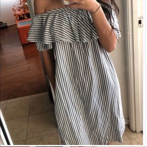 Beach Lunch Lounge Striped Dress